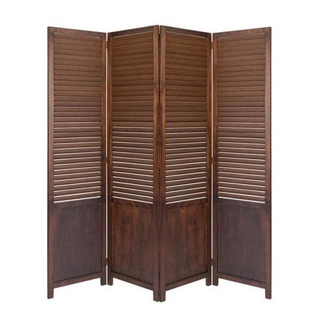 Shilpi Handcarved Wooden Room Divider Panels -NSHC028