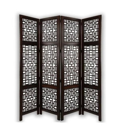 Shilpi Handcarved Wooden Room Divider Panels -NSHC031