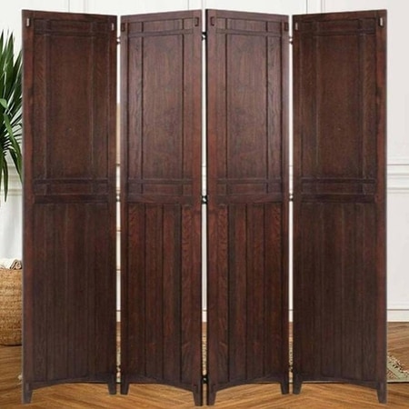 Shilpi Handcarved Wooden Room Divider Panels -NSHC032