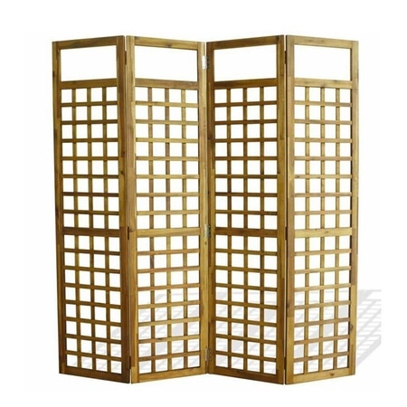 Shilpi Handcarved Wooden Room Divider Panels -NSHC033