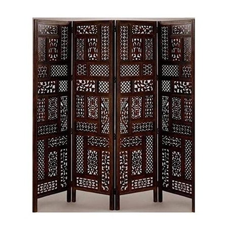 Shilpi Handcarved Wooden Room Divider Panels -NSHC040