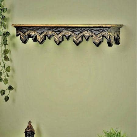 Chellie Solid Wood Wall Shelf
