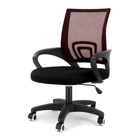 Andros Executive Chair in Black & Burgandy Colour