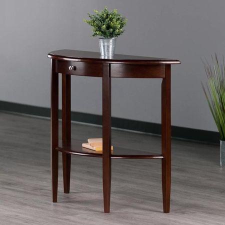 Mandel Solid Wood Console Table