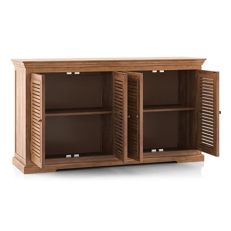Tuscany Solid Wood Sideboard in Latin American Teak Finish