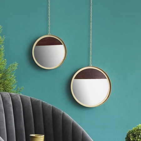 Metropolis Hanging Mirror - Set Of 2
