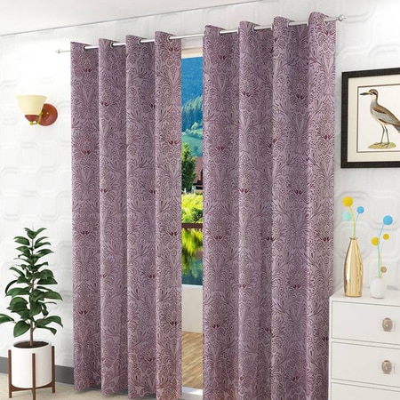 Magnolia Door Curtain - Set Of 2