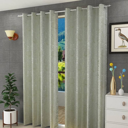 Magnolia Door Curtain - Set Of 2
