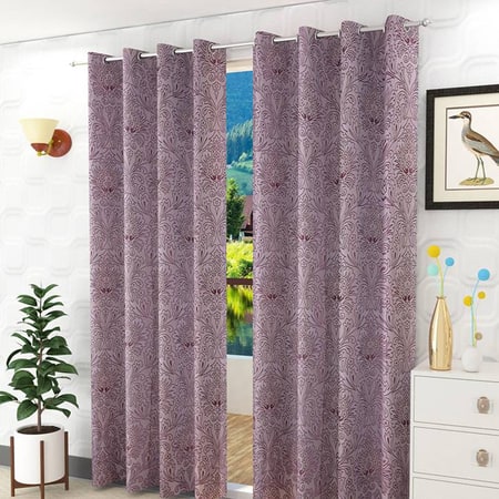 Magnolia Door Curtain - Set Of 2