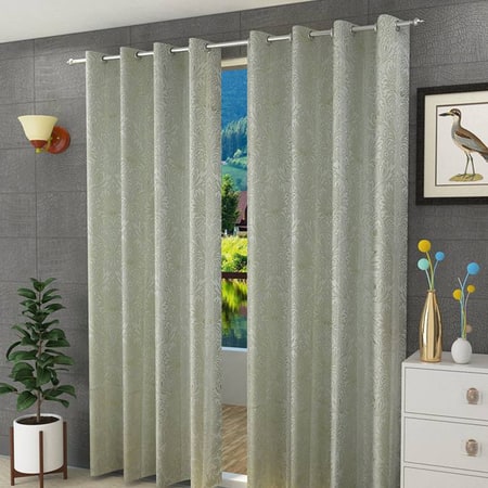Magnolia Window Curtain   Set Of 2