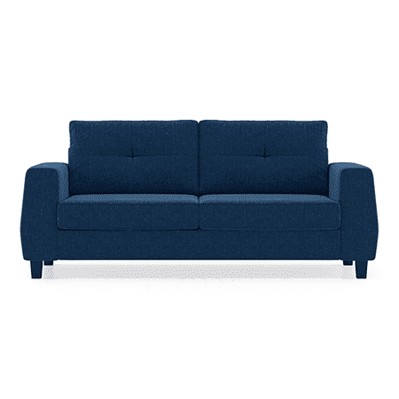 Edward 3 Seater Fabric Sofa (Cobalt)