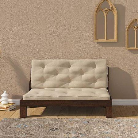 Faria Wooden Sofa (Brown)