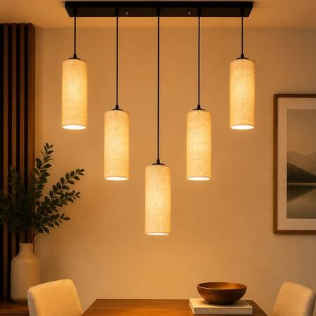 Devansh Solid Wood Electric Wall Light in Brown Colour with Multi Shade Count of 1 Light