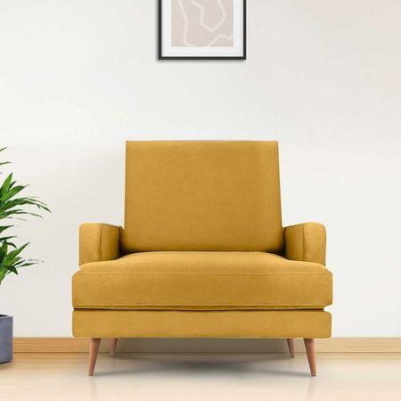 Alife Fabric Sofa (Yellow)