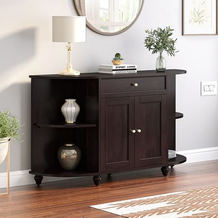 Ramore Solid Wood Sideboard in Mahogany Finish