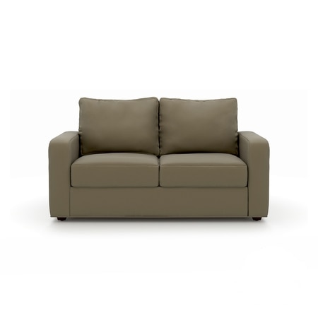 Apollo Compact Sofa Set (Colour : Cappuccino, Cushion : Soft, Back Type : Regular, Seater : 2+1+1)