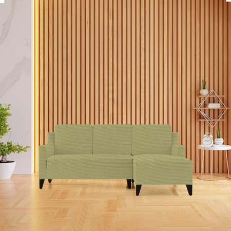 Left Aligned 2 Seater Left Aligned Chaise Lime Green Sofa Cover