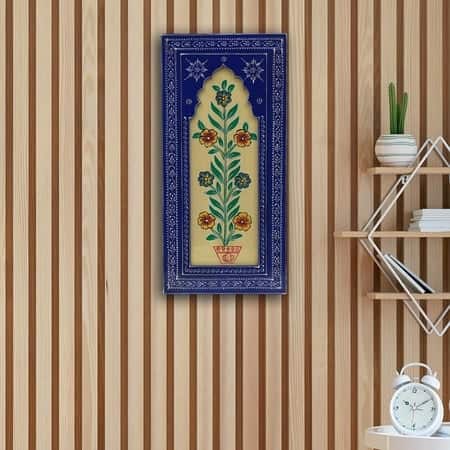 Desert Art MDF Handpainted Red Rectangle Wall Hanging Frame