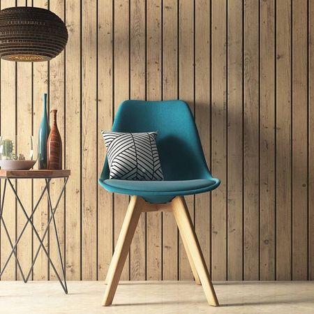 Pashe Fabric Accent Chair in Teal Colour