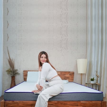 Orthopedic Dual Comfort Mattress - Hard & Soft With Srtx Technology (75 x 36 in, 4 Inches)