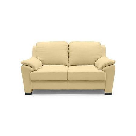 Farina 2 Seater Half Leather Sofa in Cream Colour