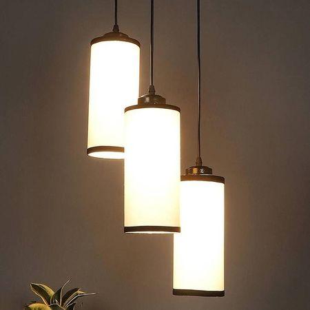 Seth Multicolour Fabric Cluster Hanging Light