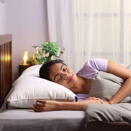 Granules Quilted 2 Pcs Adjustable Comfort Pillow 27 X 18 Inches