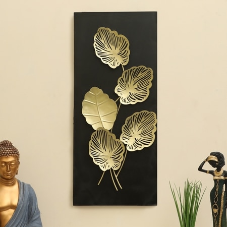 W-Ellen Abstract Metal Wall Decor in Multicolor Set of 1