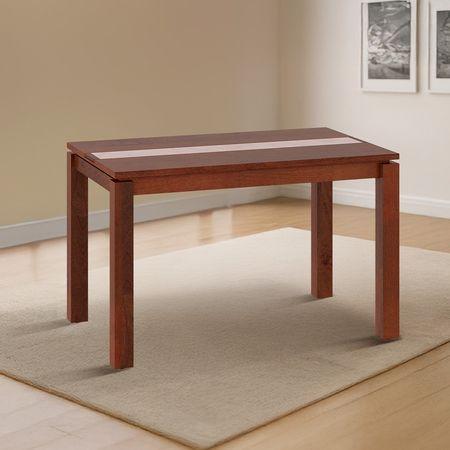 Atlas Crest Storage Solid Wood 4 Seater Dining Table In Honey Finish