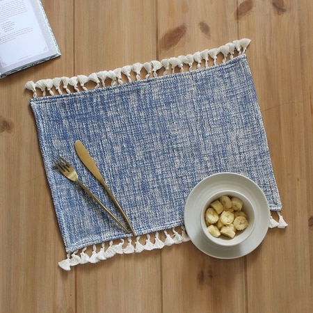 Arabian Sea Set Of 2 Placemats With Blue Colour
