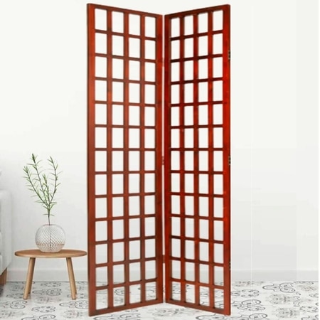 Florien Solid Wood 4 Panel Room Divider