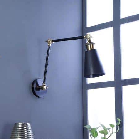 Morden Black Metal Wall Light
