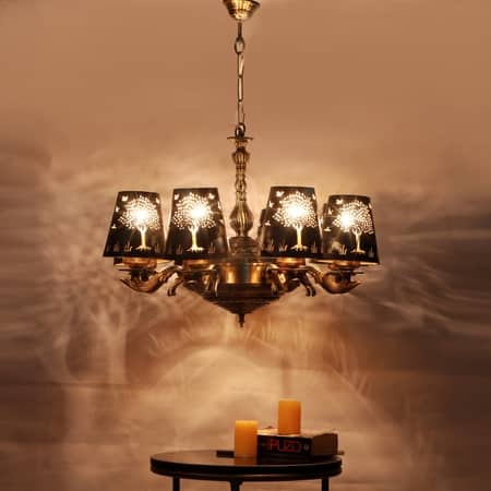 Devansh Metal Electric Wall Light in Multi Colour with Multi Shade Count of 2 Lights