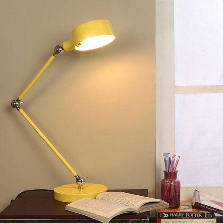 Elven - Yellow Brass Yellow Iron Tripe Adjustabel Study Lamp