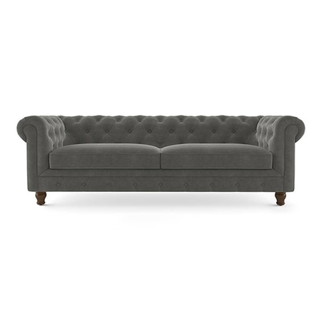 Winchester Sofa Set (Colour : Ash Grey Velvet , Seater : 3+2+1+1)