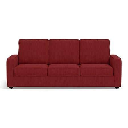 Apollo Sofa Set (Colour : Salsa Red, Cushion : Soft, Back Type : High Back, Seater : 3+1+1)