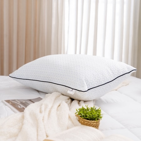 Fibrom Quilted 1 Piece Soft Pillow 16 x 24 Inches