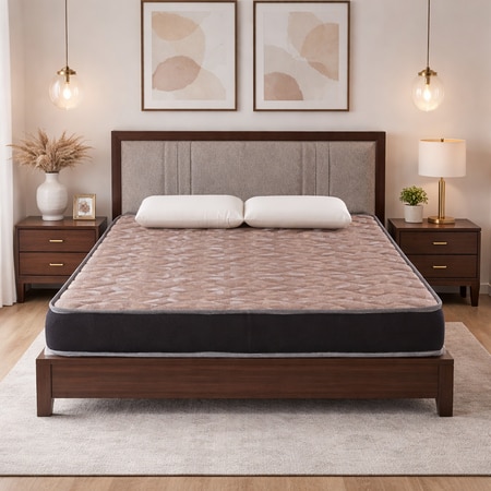 Repose Mattrix Affordable Bonnell Spring Mattress (L x W: 78 inch x 60 inch, Thickness 6 Inches )