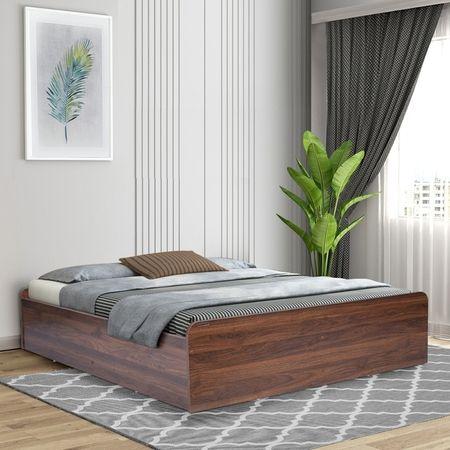 Maverick Engineered Wood Mid Bed in Columbian Walnut