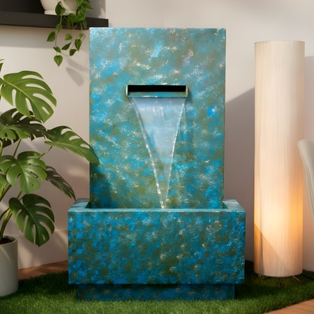 Patina Finish Slate Water Fall Water Fountain