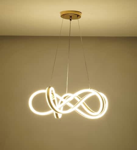 Gioconda Rose Gold 3 Color LED Chandelier Ceiling Light