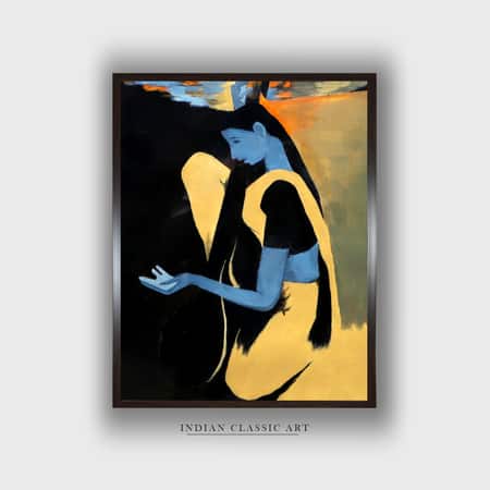 Folk Canvas Wall Prints Canvas Wall Prints Set of 1 Multicolor Matte