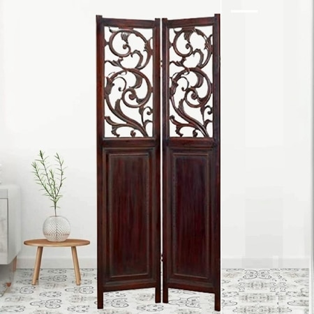 Irving Solid Wood 4 Panel Room Divider