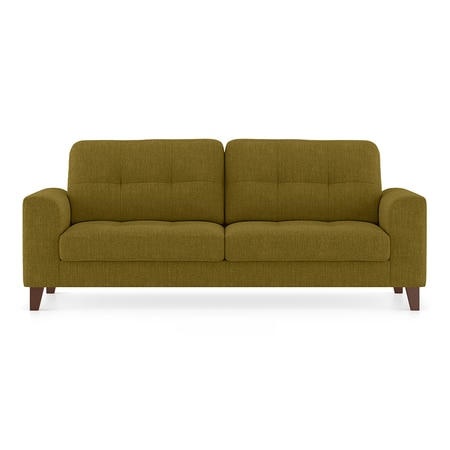 Verona Premium 3 Seater Fabric Sofa in Olive Green Colour