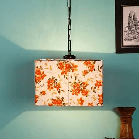 Makai Multicolor Fabric Hanging Light