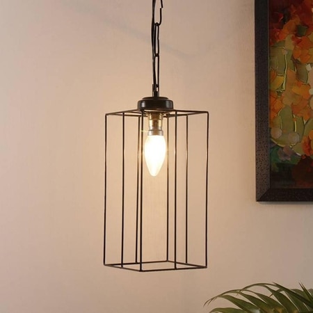 Rayan Black Metal Hanging Light