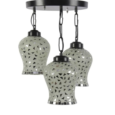 Deacon Multicolour Glass Cluster Hanging Light