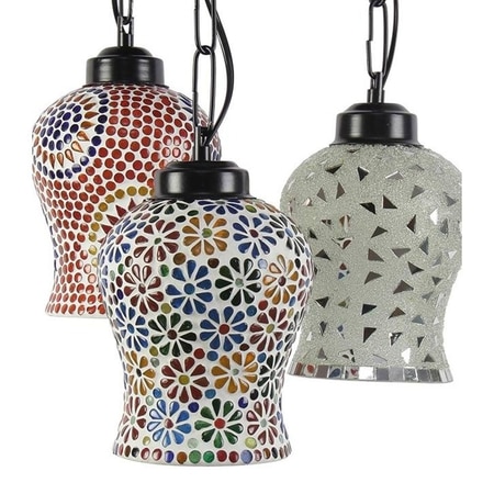 Gunnar Multicolour Glass Cluster Hanging Light