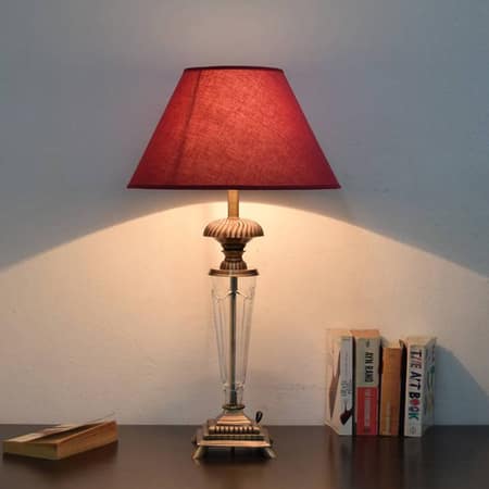 Salinger - maroon Table Lamp