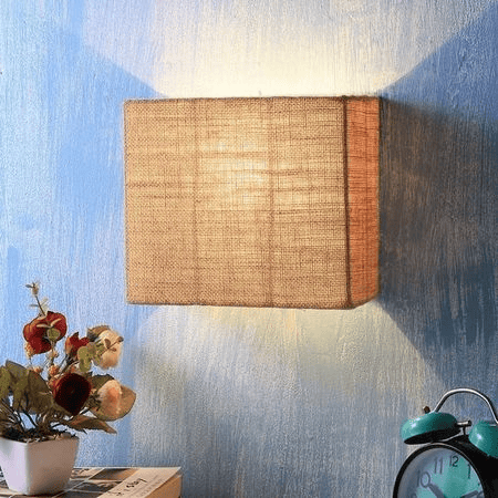 Kimberley Beige Natural Fiber Wall Light
